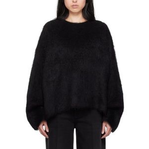 TOTEME Black Boxy Sweater xs/s Alpaca “Mohair”